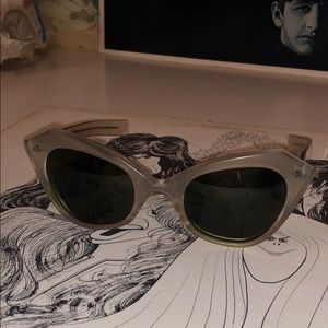 very vintage cat eye sunglasses